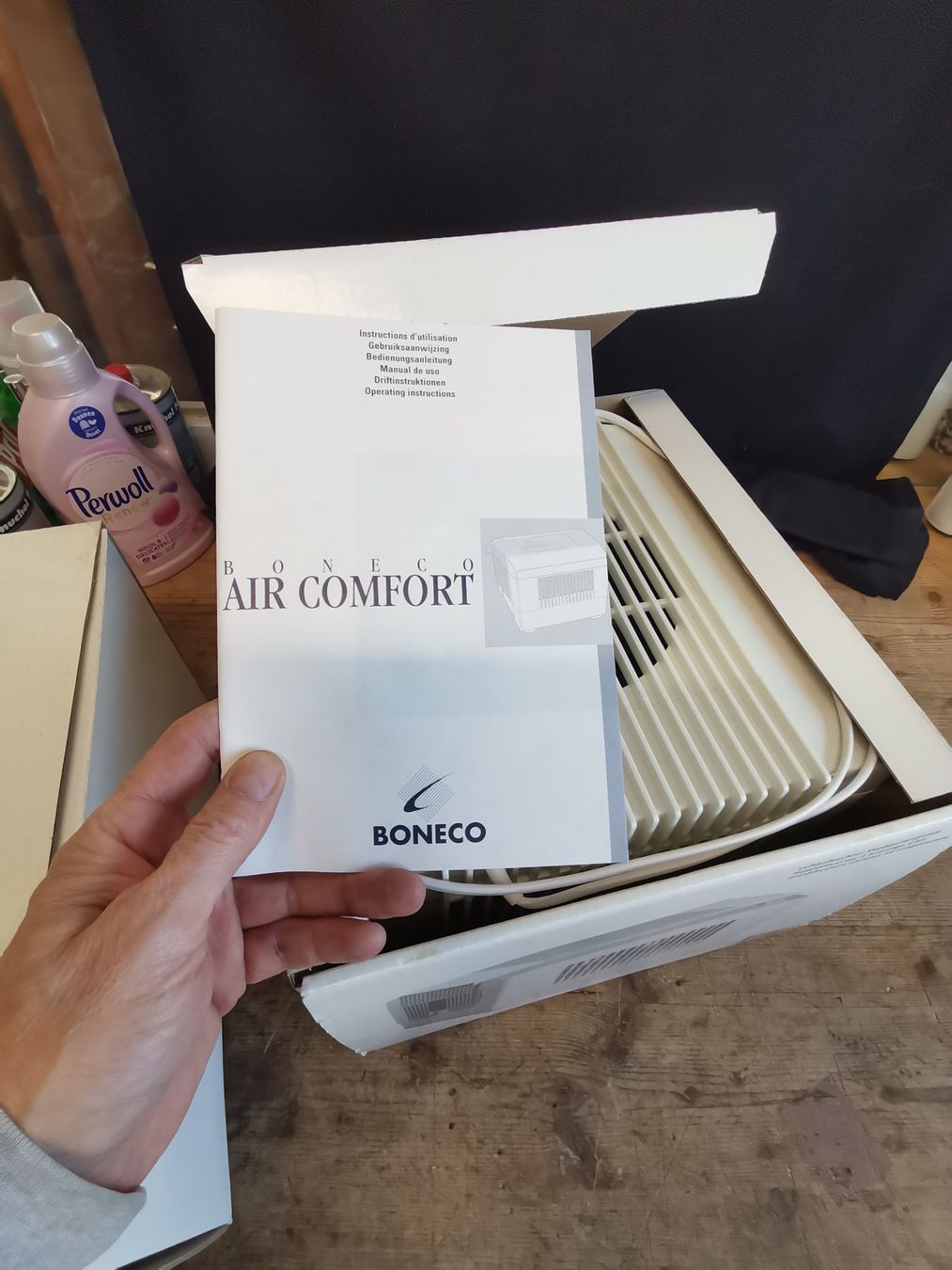 Boneco Umidificatori d'aria: Boneco Luftbefeuchter, Verdunstersystem, Boneco Air Comfort – Usato da Wiedlisbach venduto da materialkreislauf 1