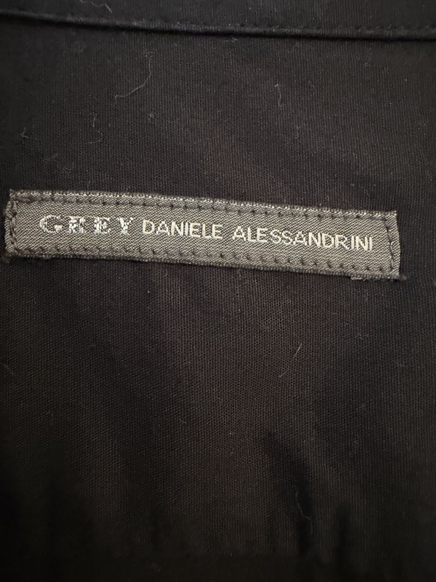 Camicie: Camicia uomo GREY DANIELE ALESSANDRINI taglia 41 nera – Usato da Lugano venduto da can_xdd8 3
