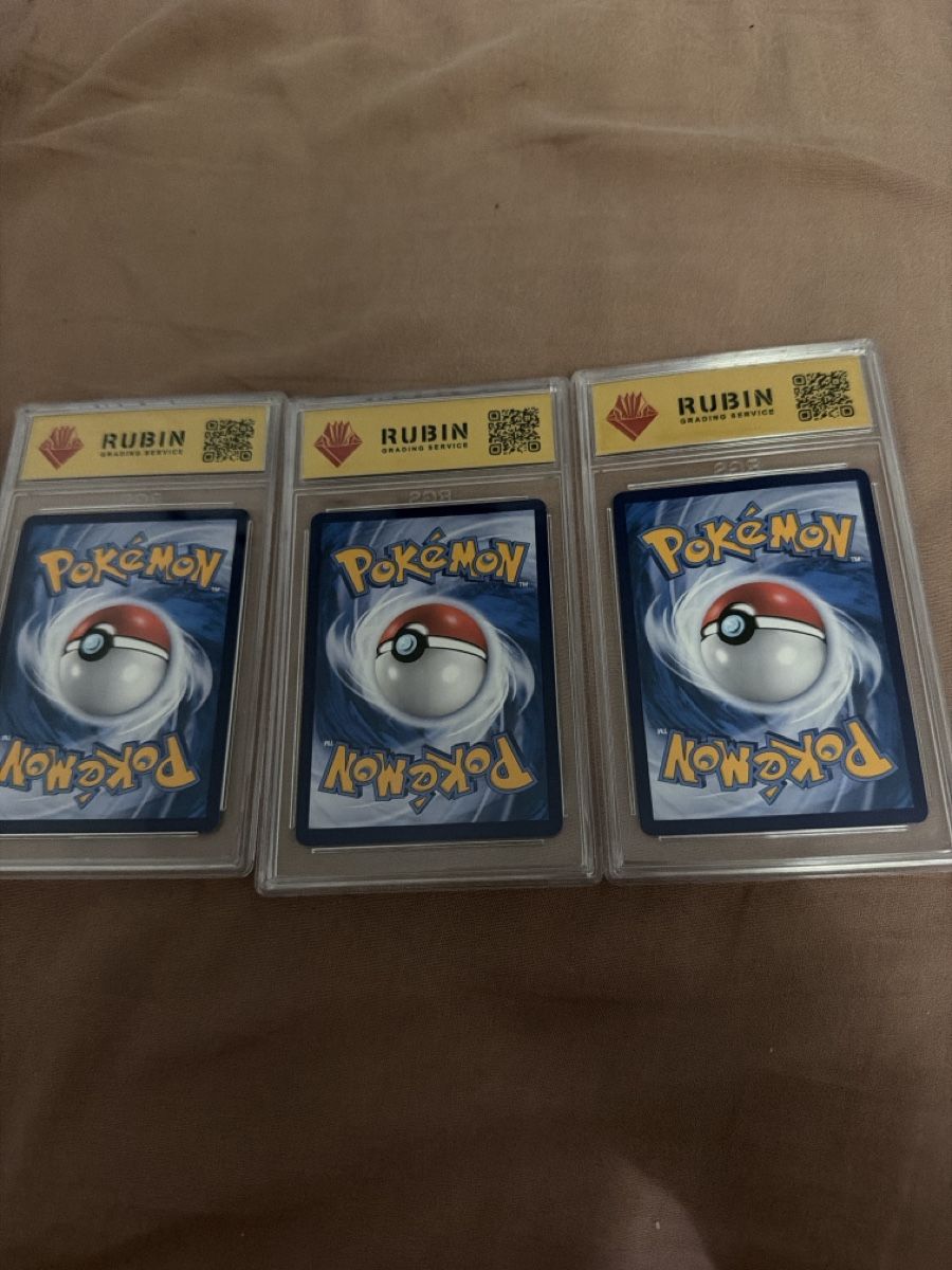 Pokémon Carte collezionabili: 3 Pokemon Karten Rubin Grading 10 bewertet Set  – Usato da Kreuzlingen venduto da gda_c6fs 1