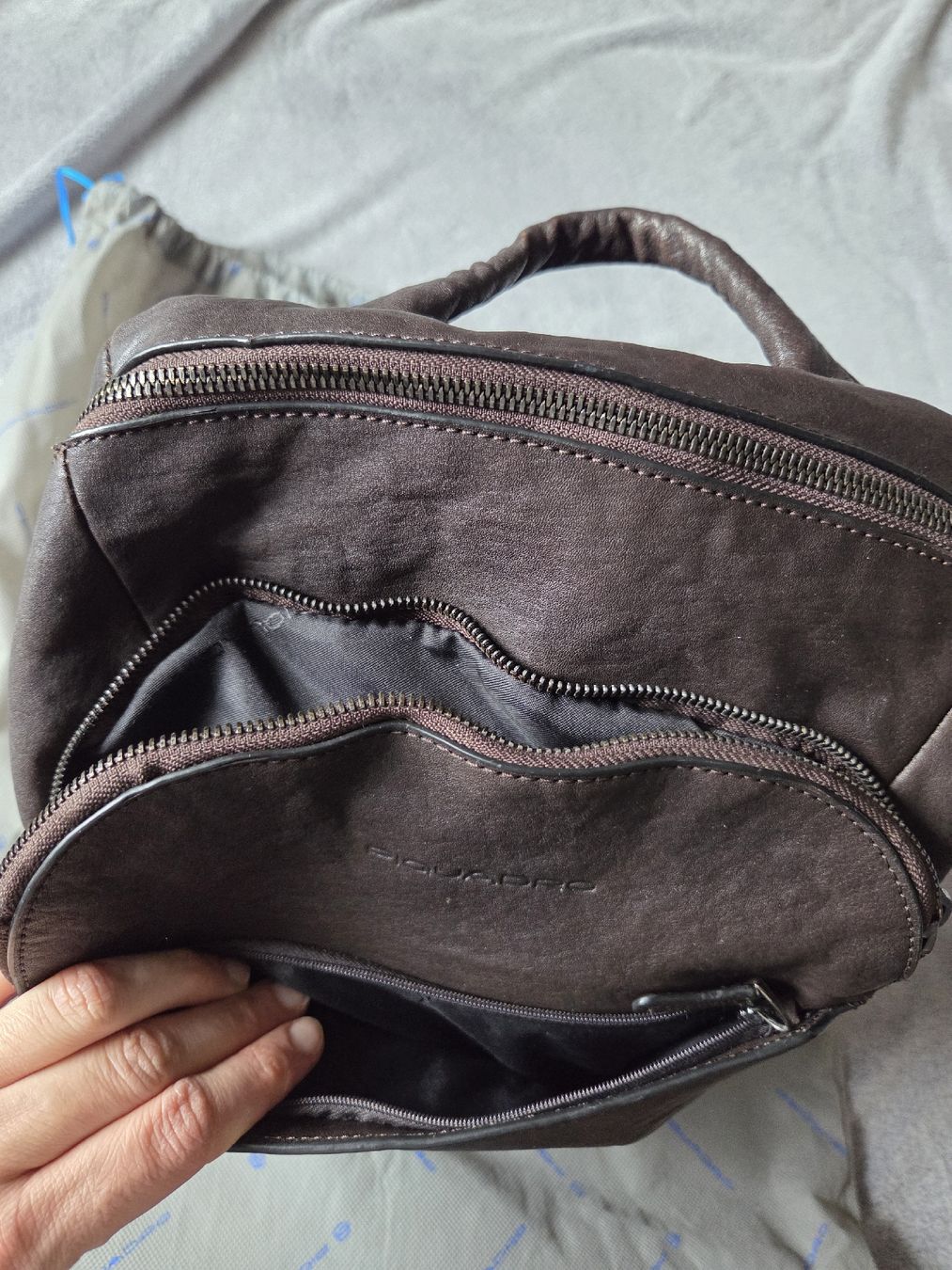 Piquadro Zaini: Piquadro Rucksack dunkelbraun neu – Nuovo (secondo la descrizione) da jona venduto da ricrac10 6