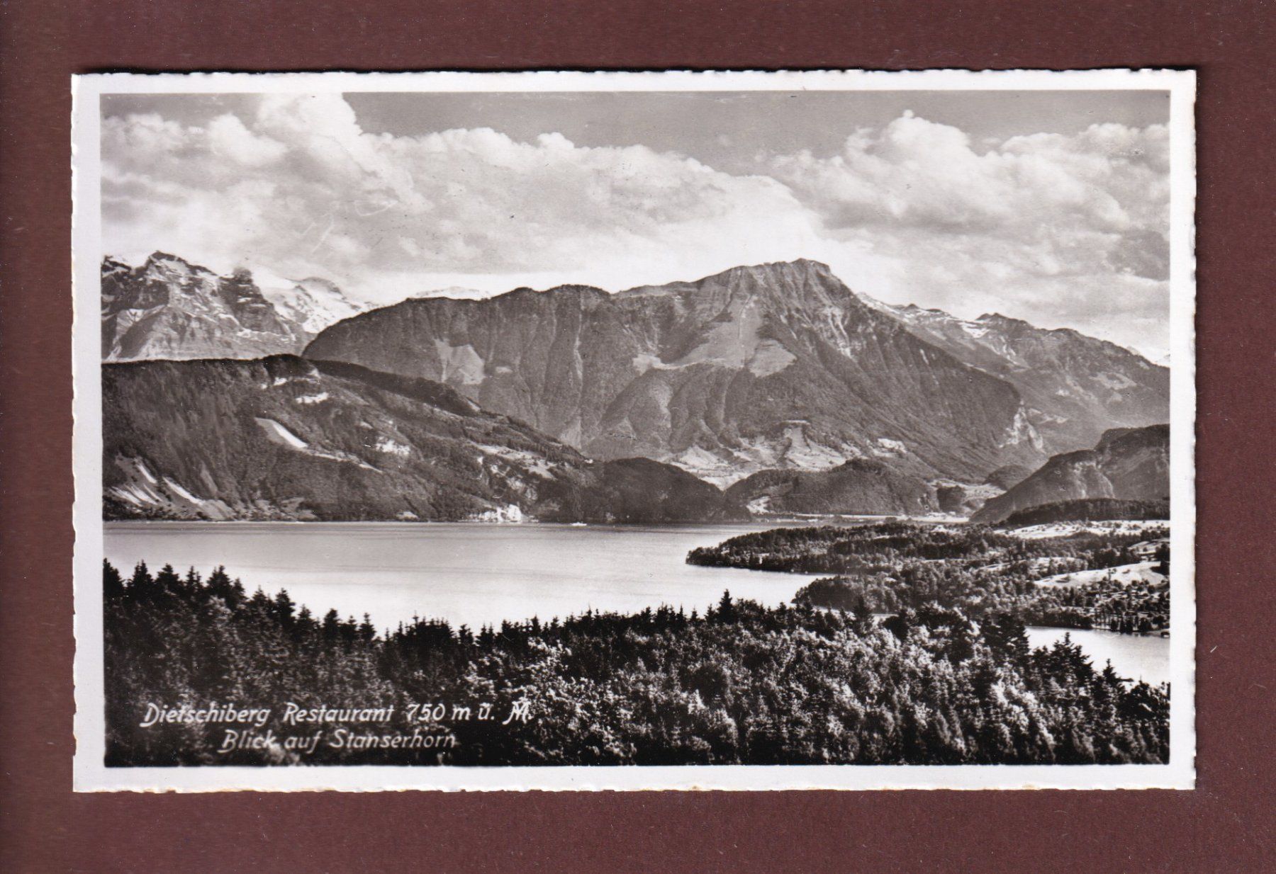 Cartes postales: DIETSCHIBERG - Blick auf Stanserhorn – D'occasion à Pully par nicecards