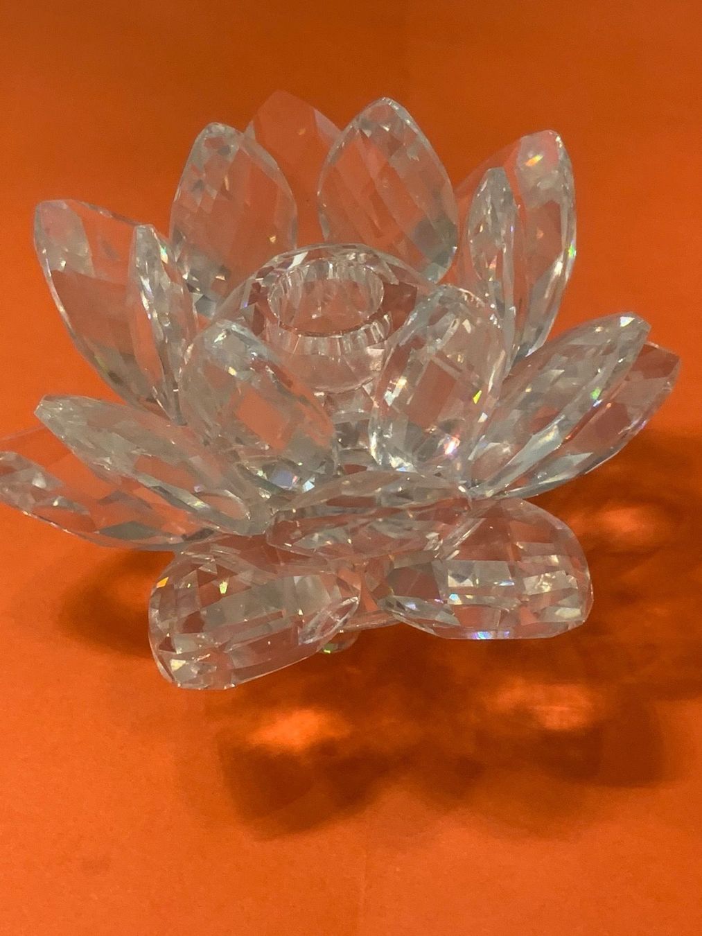 Swarovski Statuette: Swarovski Kerzenständer Seerose – Nuovo (secondo la descrizione) da Oberglatt ZH venduto da Multimix 2
