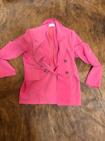 Pinke ☀️ Blazer, Gr. 38, pink gestreift, Neue