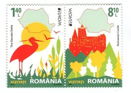 Briefmarken "Tourismus". Rumänien
