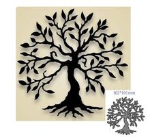 Neue, grosse  Stanzschablone  Baum