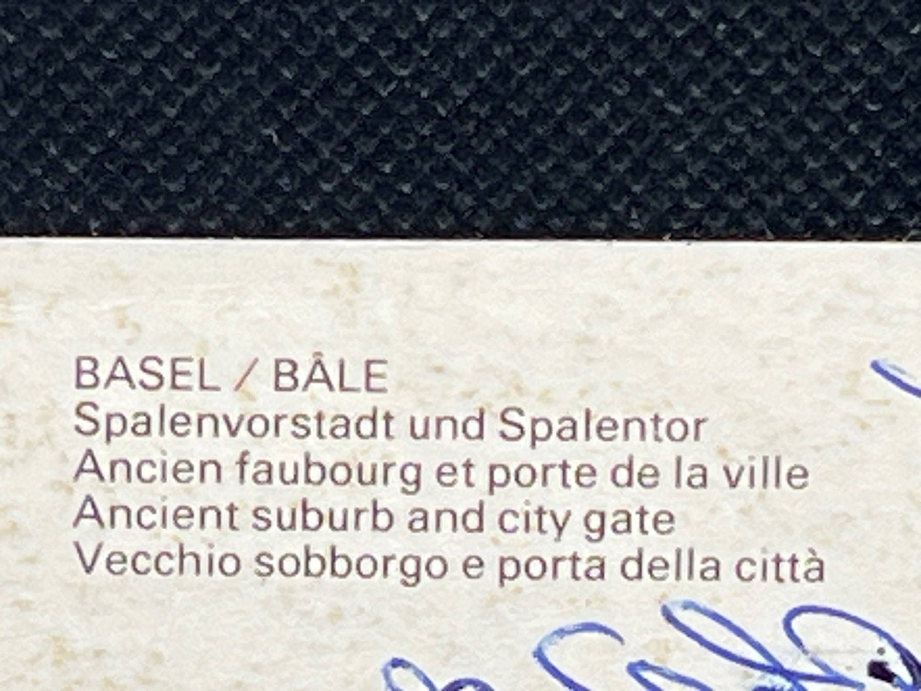 Cartoline postali: Basel / Bâle: Spalenvorstadt und Spalentor – Usato da Widnau venduto da Brusi9 3