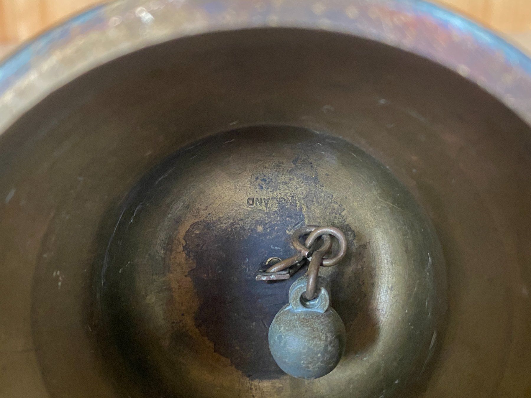 Glocken & Treicheln: Vintage Messing Glocke Made in England – Gebraucht aus Einigen von Seeland2ndHand 6