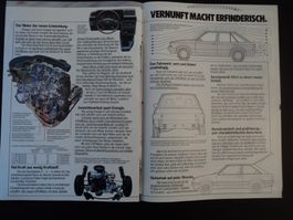 Prospekt Ford Escort mit XR3
