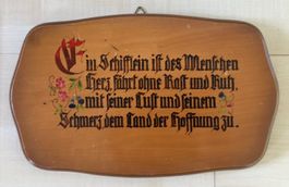 Spruchtafel Bibelspruch Spruch Bibel Sinnspruch (Nr. 23)