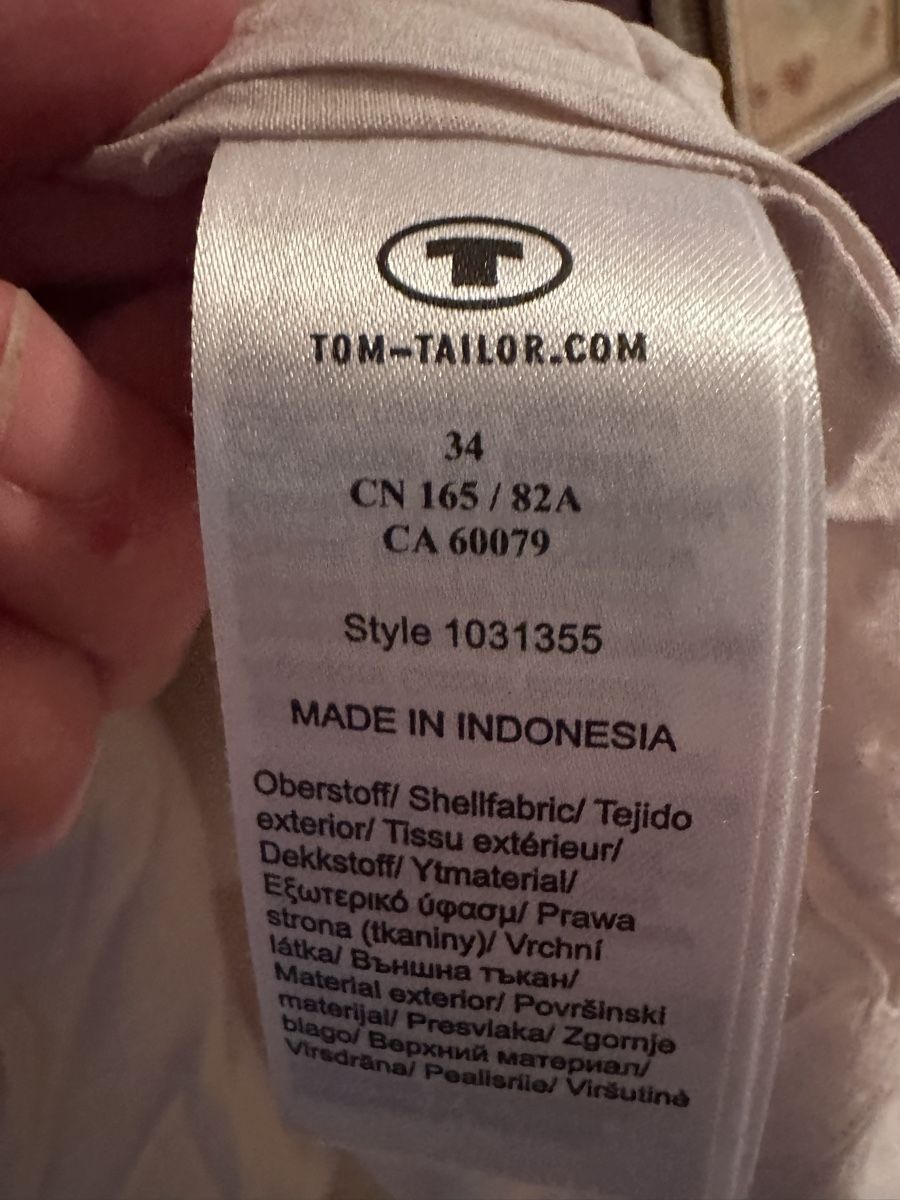 Tom Tailor Vestiti: Tom Tailor Kleid, beige, Grösse 34 – Usato da Bern venduto da Noeci 4