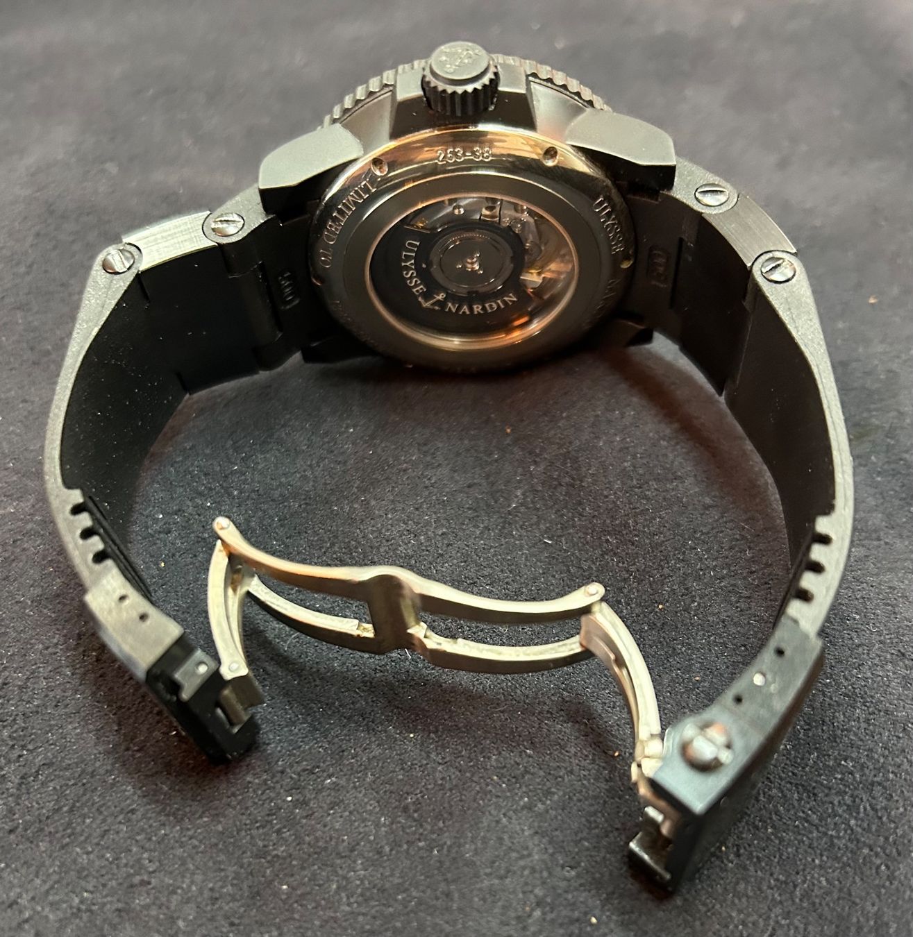 Ulysse Nardin Orologi: Ulysse Nardin Maxi Marine Diver Modèle Black Océan – Usato da Châtillon FR venduto da xwillow 2
