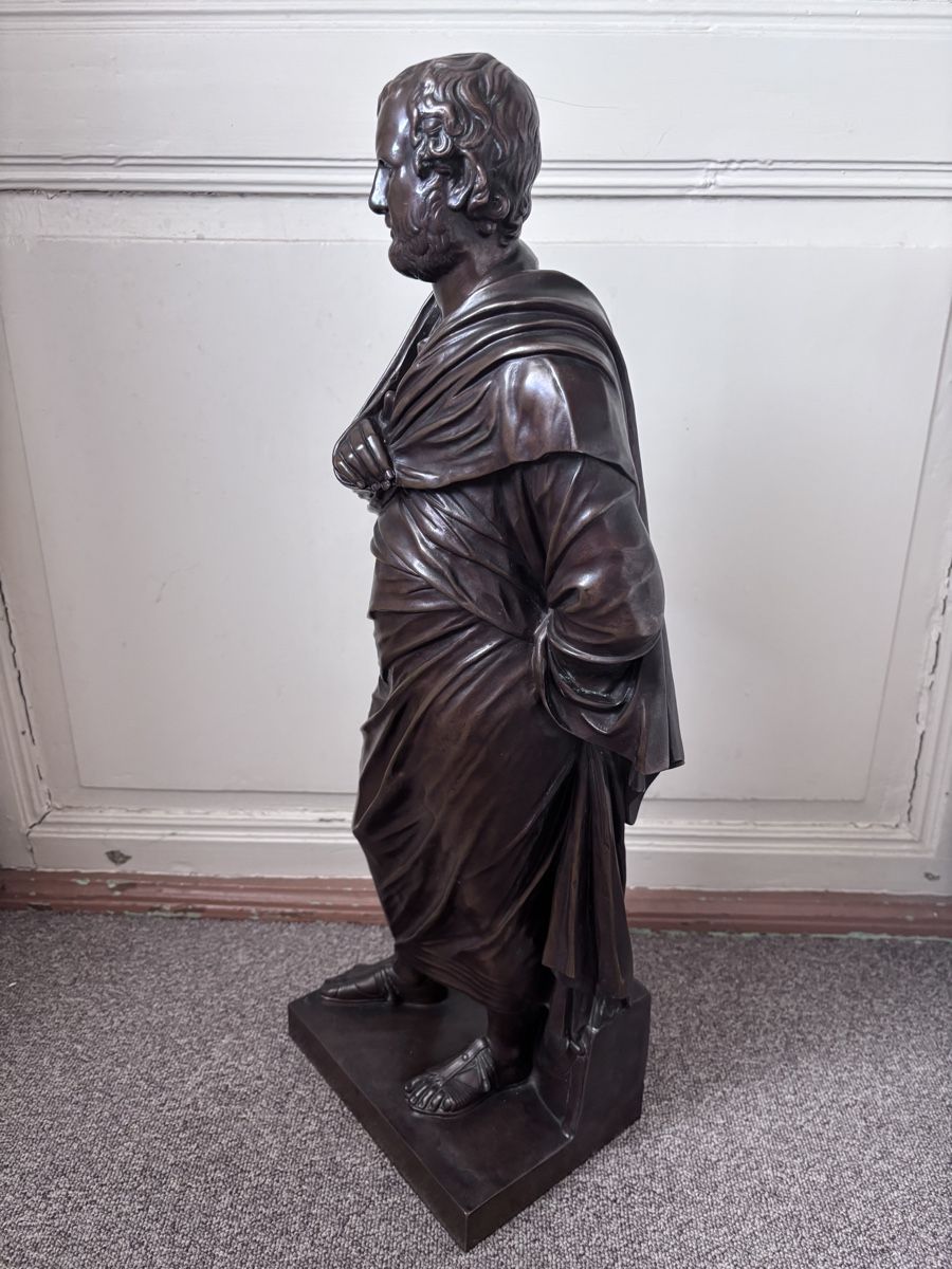 Sculture & Statue: Antike Bronze Skulptur Ferdinand Barbedienne -Aristide – Usato da Kölliken venduto da Sabay2012 1