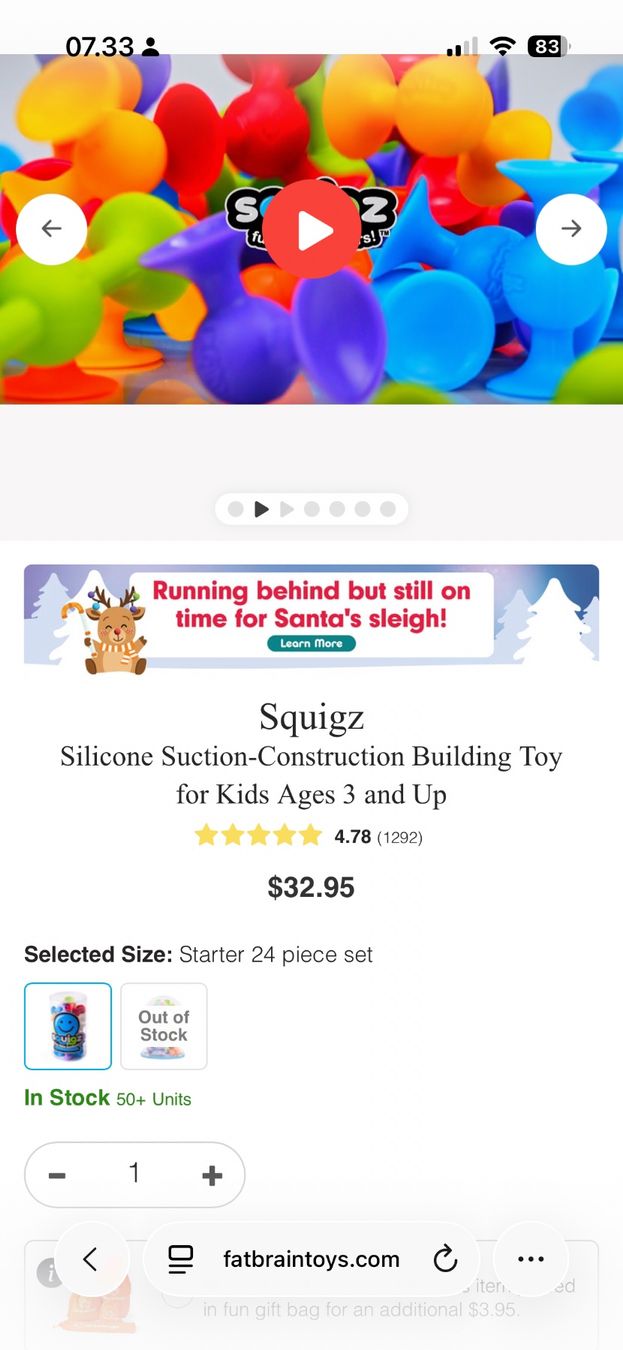 Spielzeuge: Squigz Silicone Suction Construction Toy set – Gebraucht aus Brugg AG von tsannen 2