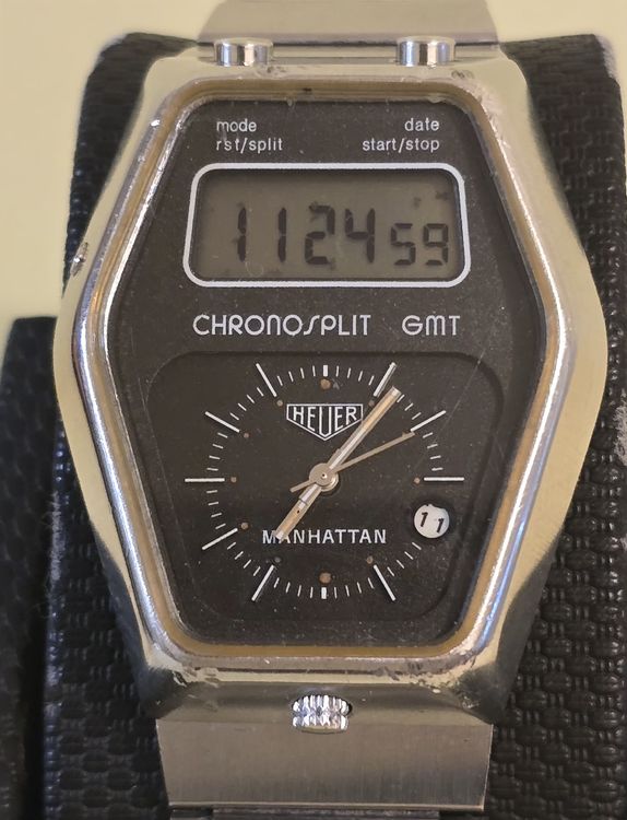 Heuer Chronosplit Manhattan GMT RARE Vintage rare (Gebraucht) in Grand ...