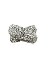 Bague Bucherer Or Blanc 18K Et Diamants