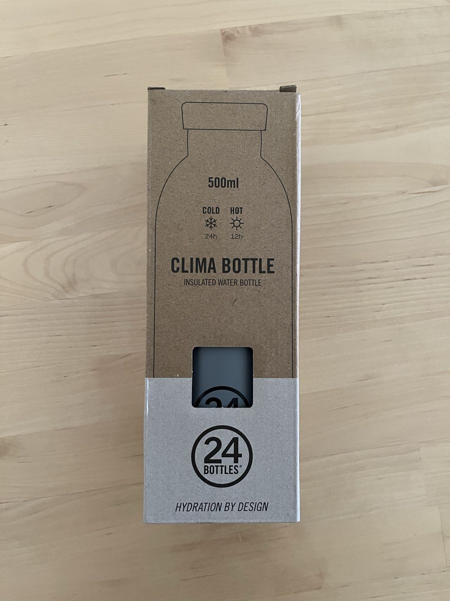 Borracce & Thermos: 24 Bottles Clima Bottle, 500ml, Grau, Neu – Nuovo e nell'imballaggio originale da Dielsdorf venduto da RetroMeister 1