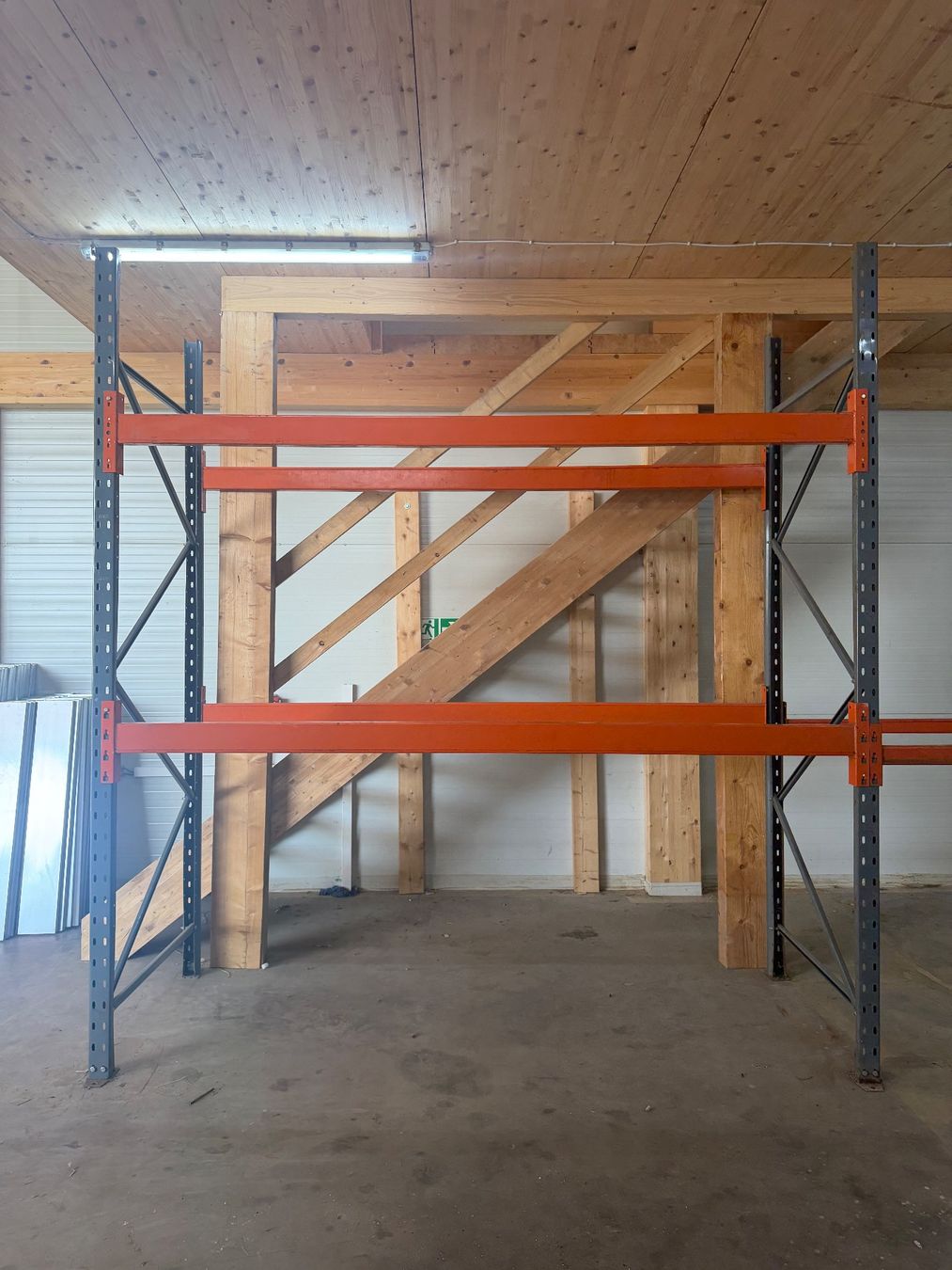 Regale: Palettenregal grau/orange – Gebraucht aus Hallau von mofaplus 1