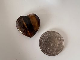 Petit coeur en oeil de tigre