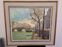 Ölgemälde auf Leinwand A. Dubsky  46(61) x 38(53) cm