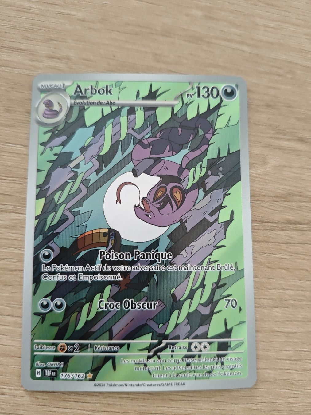Pokémon Carte collezionabili: Arbok FR 176/162 Forces Temporelles – Nuovo e nell'imballaggio originale da Develier venduto da Ant_ckl5 1
