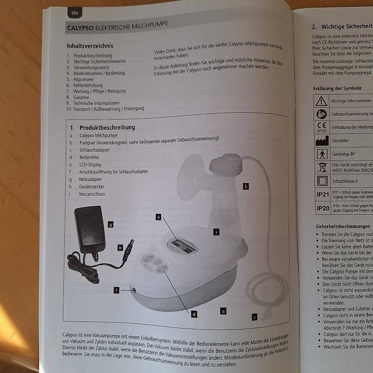 Accessori per l’allattamento: Calypso Elektrische Milschpumpe ARDO  – Usato da Bern venduto da ppfund 2