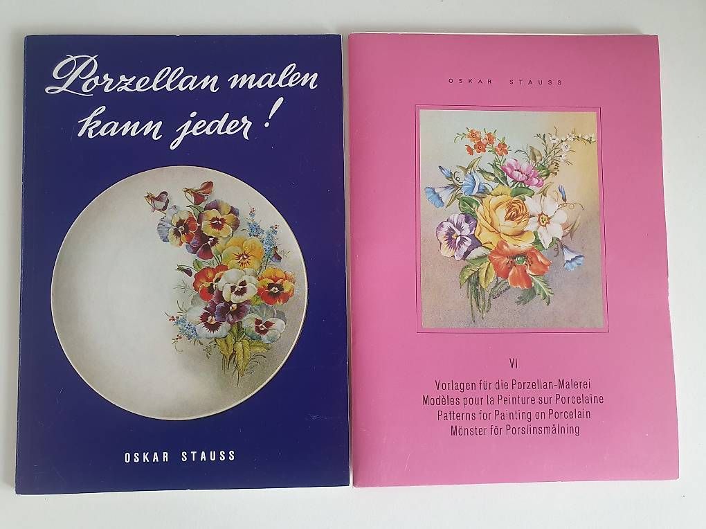 Bücher: 2 Porzellanbüchlein mit Anleitung – Gebraucht aus Sarnen von monfur