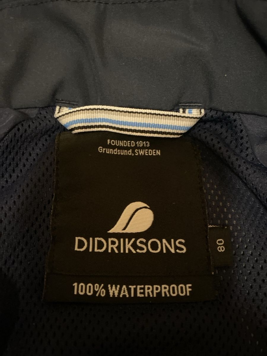 Didriksons Giacche & Cappotti: Didriksons Übergangsjacke, wasserdicht, Grösse 80 – Usato da St. Gallen venduto da Msgoethe 1