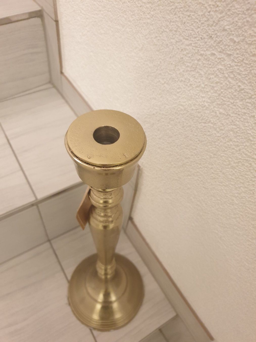 Portacandele: Eleganter goldfarbener Kerzenständer – Nuovo (secondo la descrizione) da Oekingen venduto da italia006 1