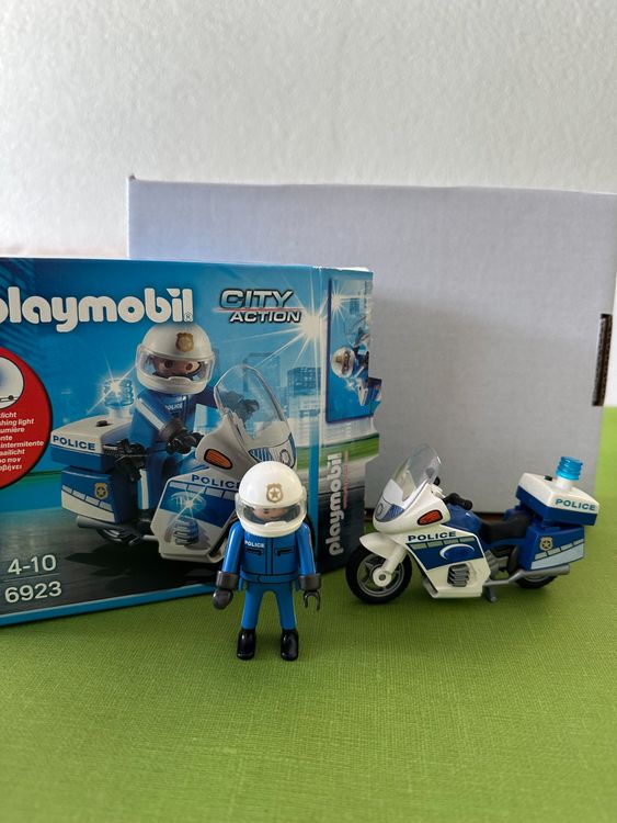 Faszinierend Playmobil Motorrad Polizei Ebenbild