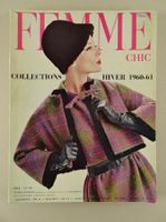 MODE, MODEZEITSCHRIFT FEMME CHIC COLLECTION HIVER 1960-61