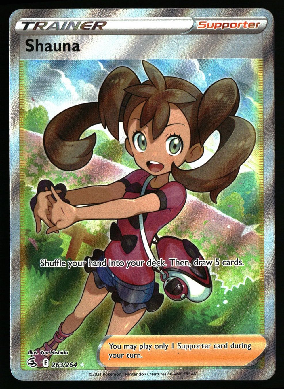 Pokémon Sammelbilder & Trading cards: Shauna #263 Pokemon Fusion Strike – Gebraucht aus Feuerthalen von Plazatoys