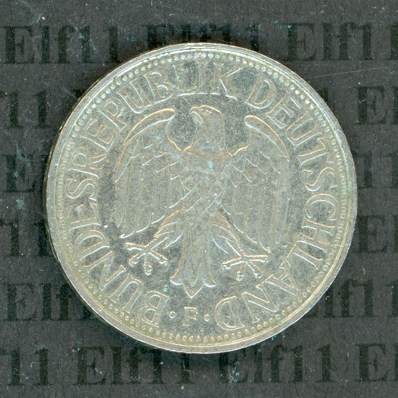 Tutti le monete: DEM___1.00 1975F -vz 1 Deutsche Mark – Usato da Widnau venduto da Elf11 1