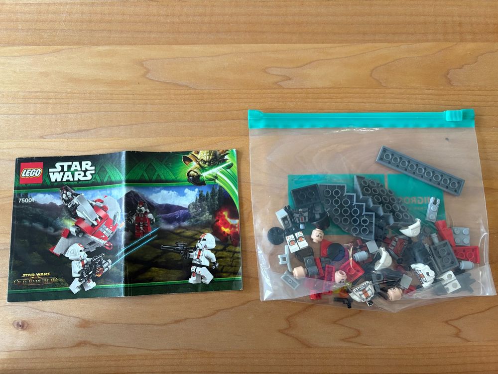 LEGO Star Wars 75001 Republic vs Sith Troopers - VOLLSTÄNDIG (Gebraucht ...