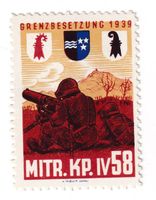 Soldaten Briefmarke