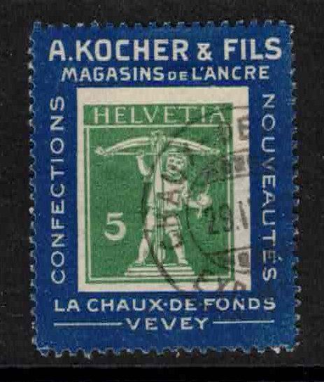 Tutti i francobolli: 1909 Kochermarke 2b blauer Rahmen, gestempelt – Nuovo (secondo la descrizione) da Nuglar venduto da Stamp88