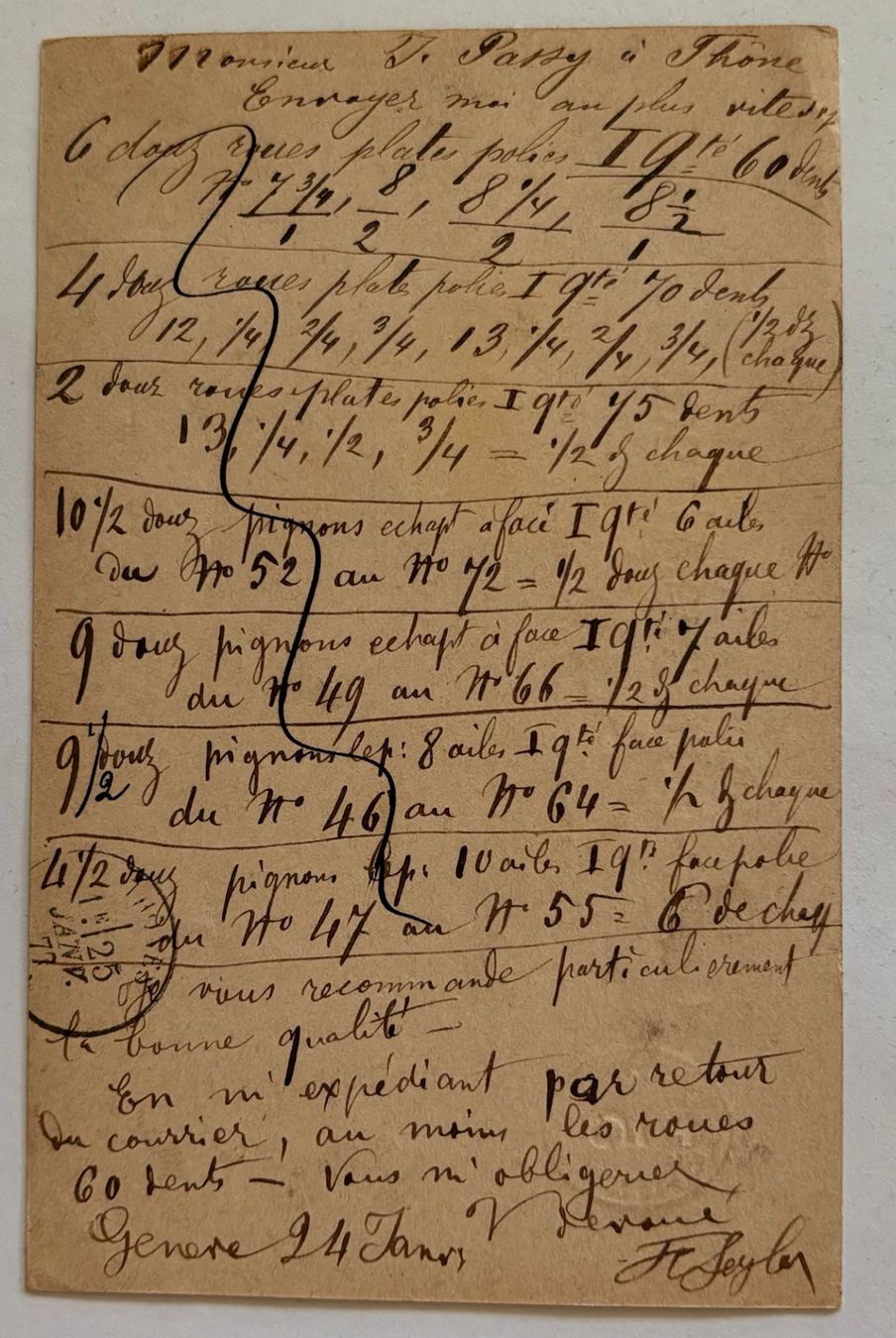 Tutti i francobolli: POSTKARTE 1877 – Usato da Ostermundigen venduto da wini63 1
