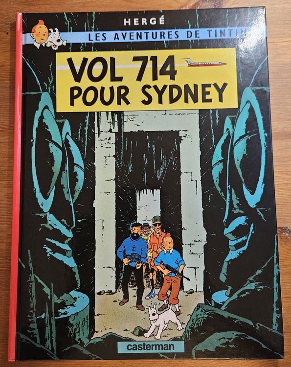 Bande dessinée Tintin vol 714 pour Sydney EO 1968 B37 2ème version