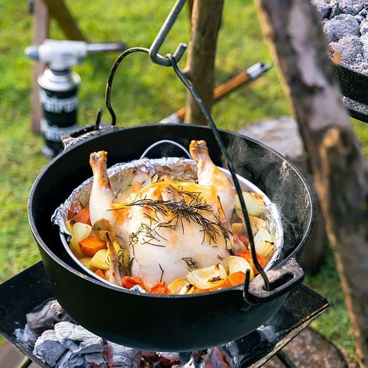Gusseisen Topf Dutch Oven 4,7L Gusseisenpfanne Bräter Deckel (Neu Und Originalverpackt) In