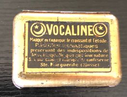 Dose VOCALINE rechteckig Büchse selten Sammler Deko