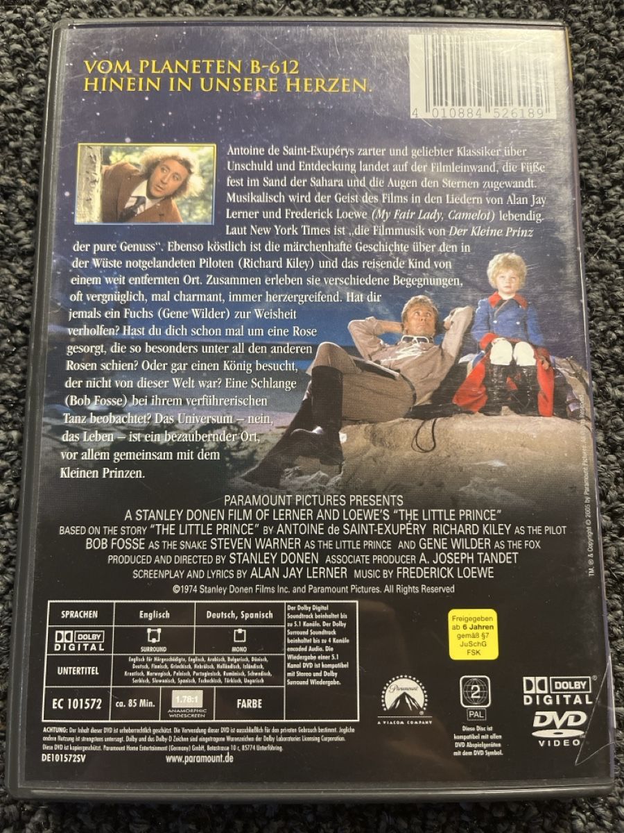 Tutti i DVDs: Der kleine Prinz (21773) – Usato da Ruswil venduto da jan_bxl5 1