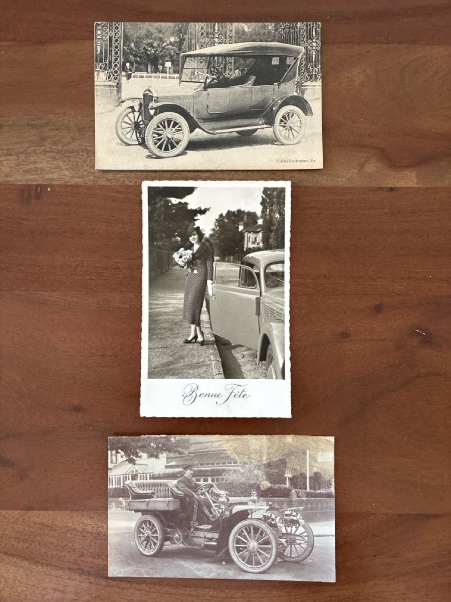 Ansichtskarten: 9 Ansichtskarten von diversen Automobilen  – Gebraucht aus Oftringen von Cla.vD.74 4