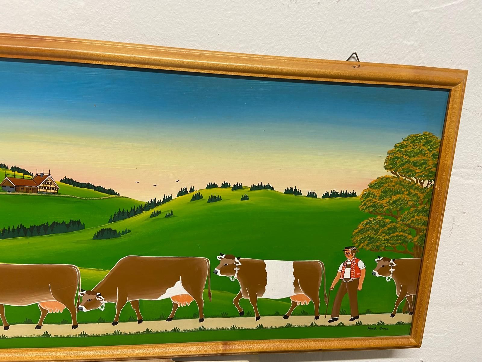 Dipinti: Bauernmalerei, Appenzeller Malerei – Usato da Dietikon venduto da Allegra34 4