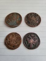 4 alte Russischen münzen 1750-1811 ca