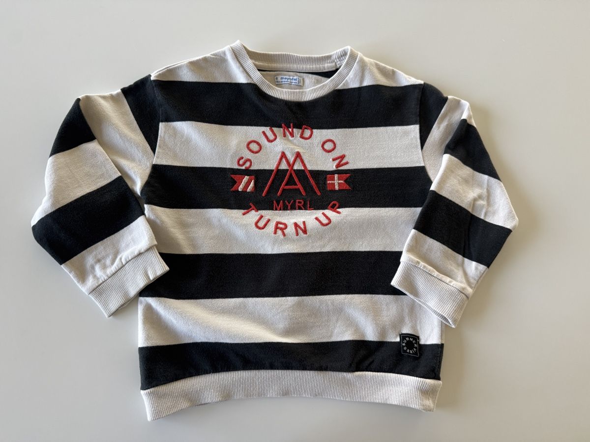 Mayoral Maglioni & Felpe: Mayoral Pullover gestreift Grösse 110 – Usato da Meggen venduto da kammann