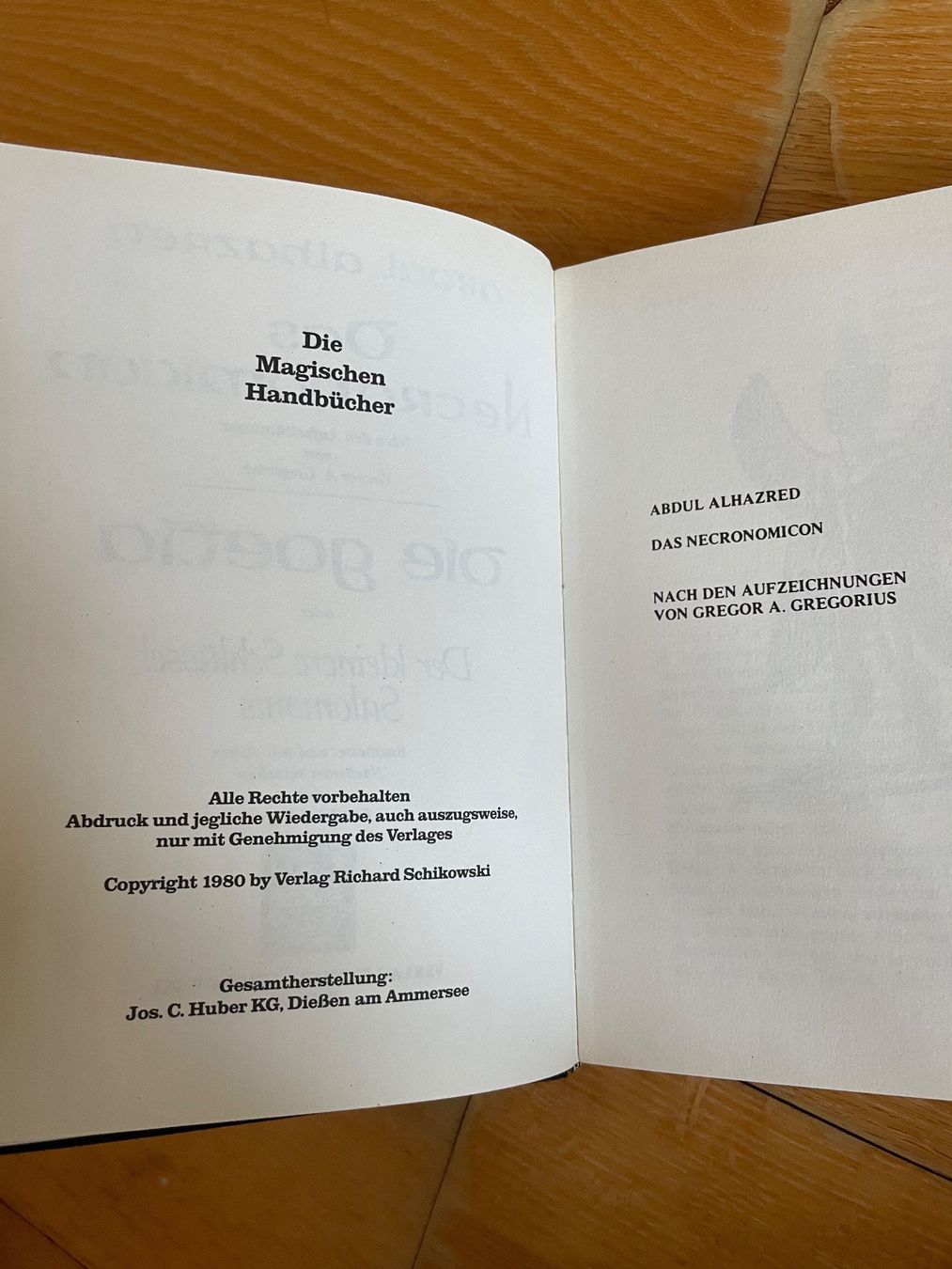 Libri: das Necronomicon Abdul Alhazred – Usato da Zürich venduto da iphigenie666 3