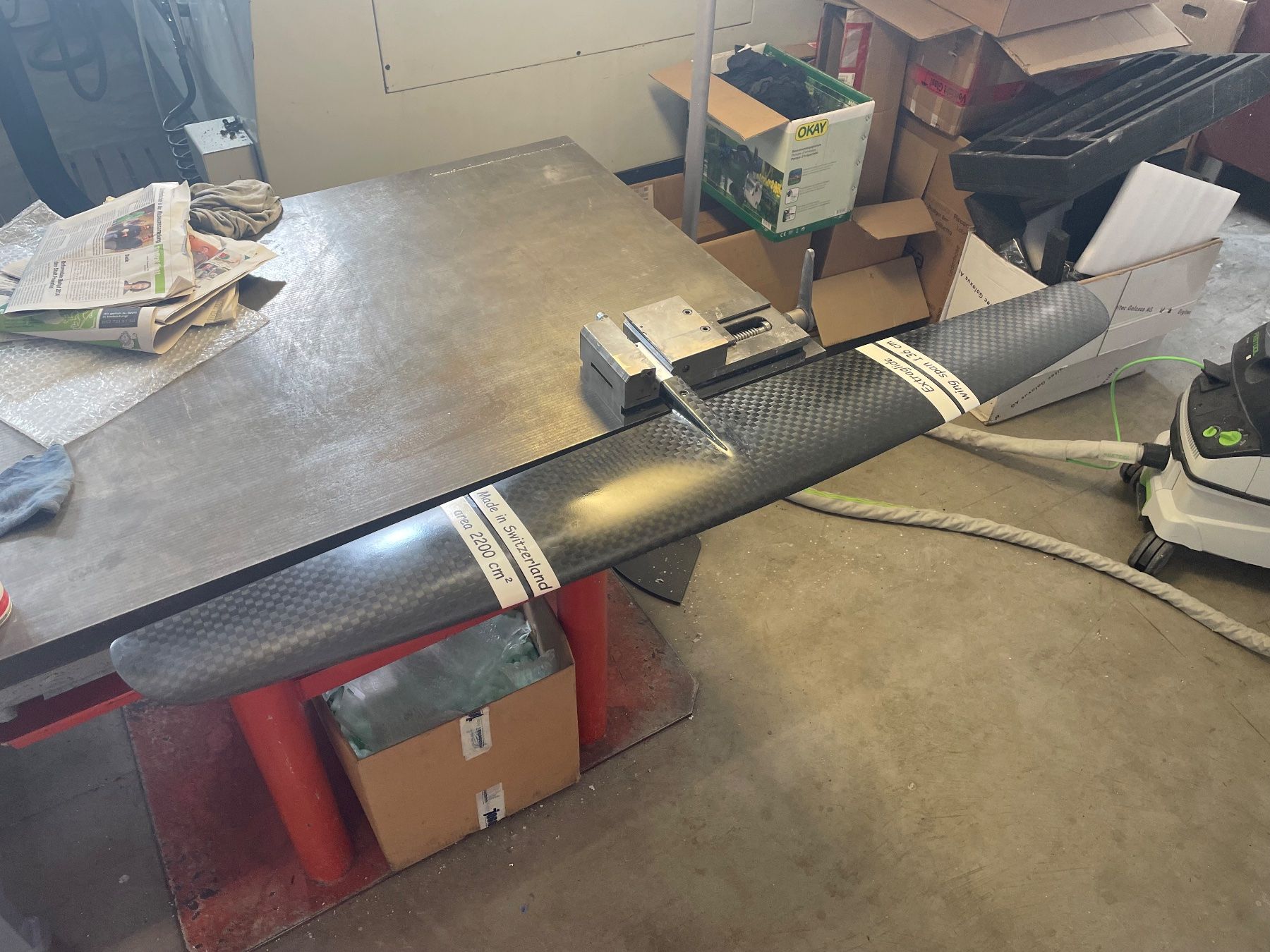 Tavole da surf e di nuoto: Pumpfoil Form aus Aluminium – Usato da Frauenfeld venduto da titanfraeser 4