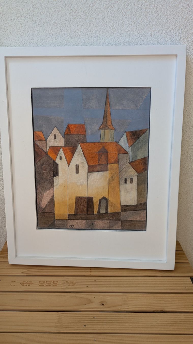 Dipinti: Hans Nydegger Unterseen Gemälde – Usato da Münsingen venduto da Schnarchler