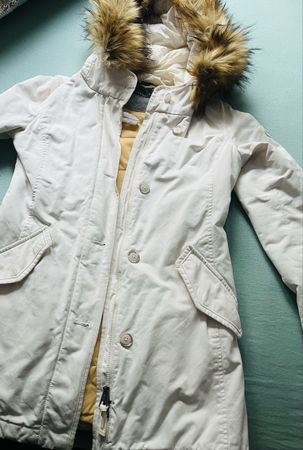 Marc O'Polo Winterjacke weiss Grösse S Wasserdicht