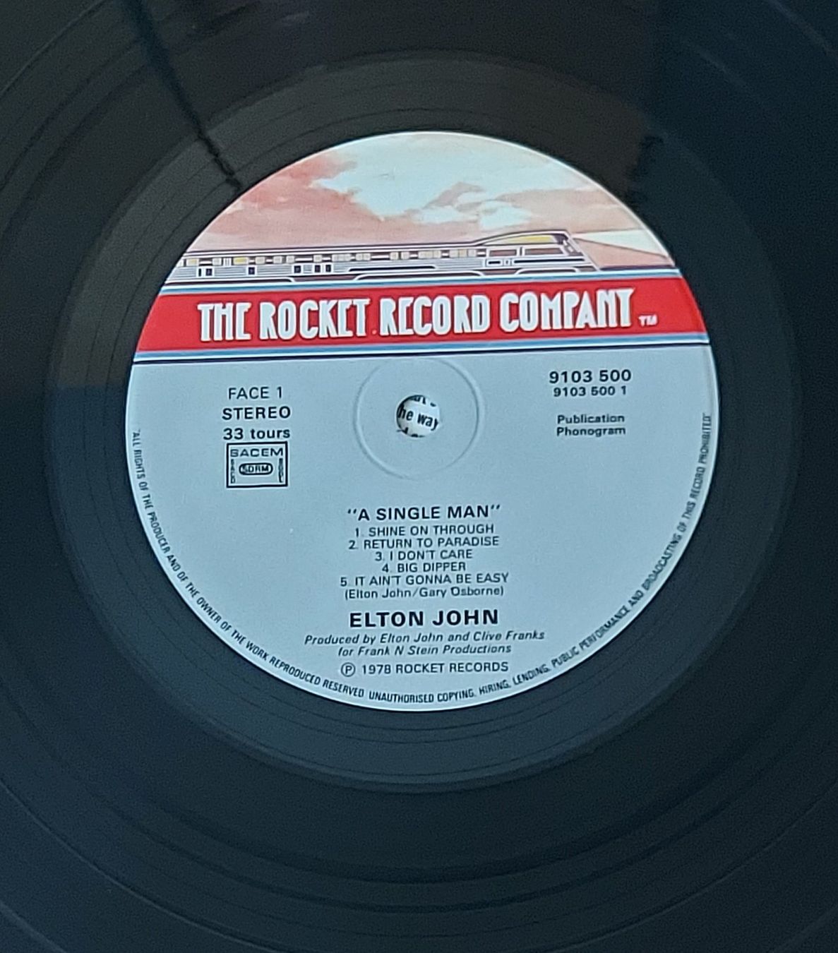 Schallplatten: LP - ELTON JOHN - A SINGLE MAN – Gebraucht aus Steckborn von Quo7 2