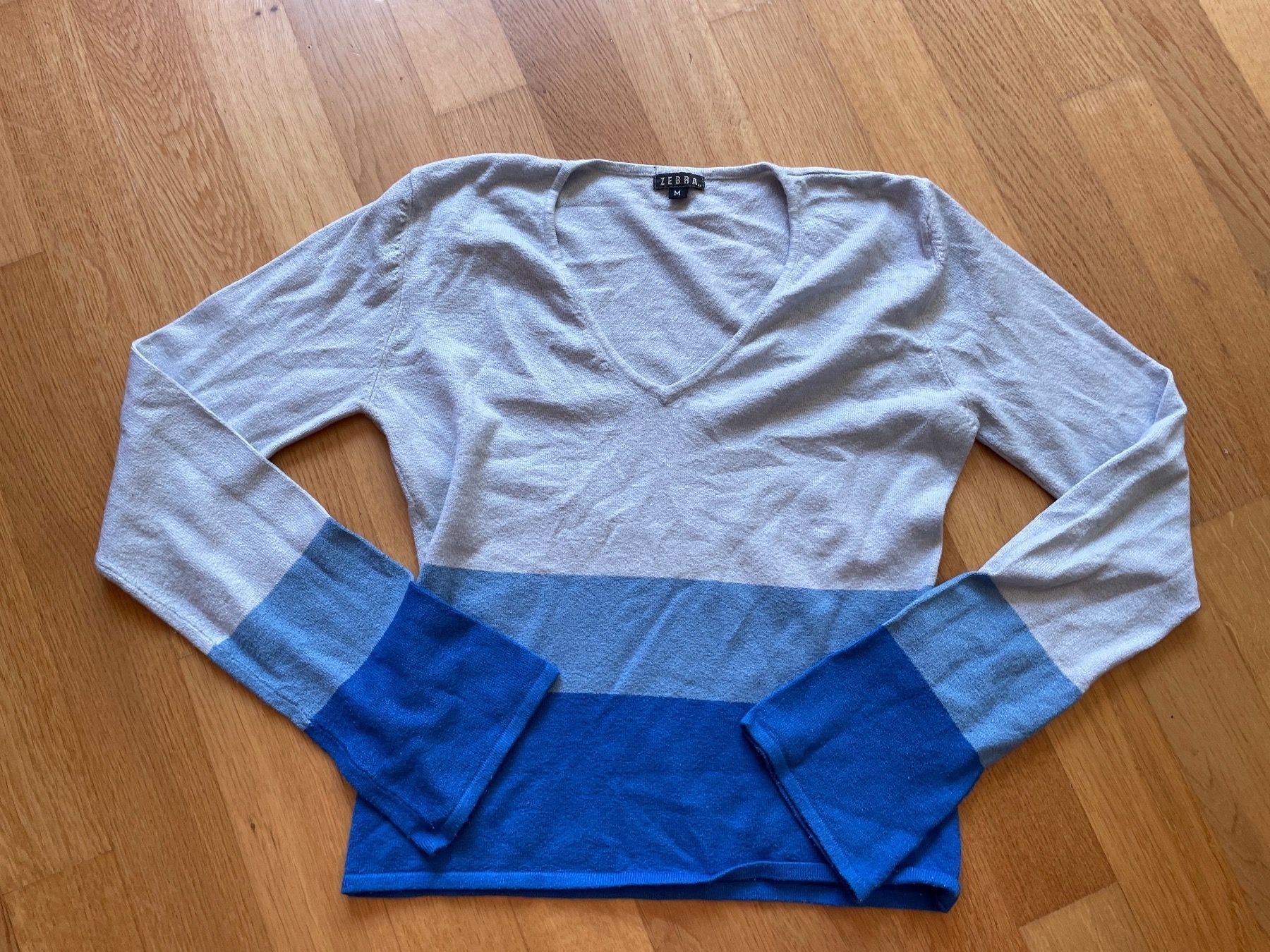 Zebra Maglioni & Felpe: Zebra Strickpulli blau Blockstreifen M – Usato da Bern venduto da brup 2